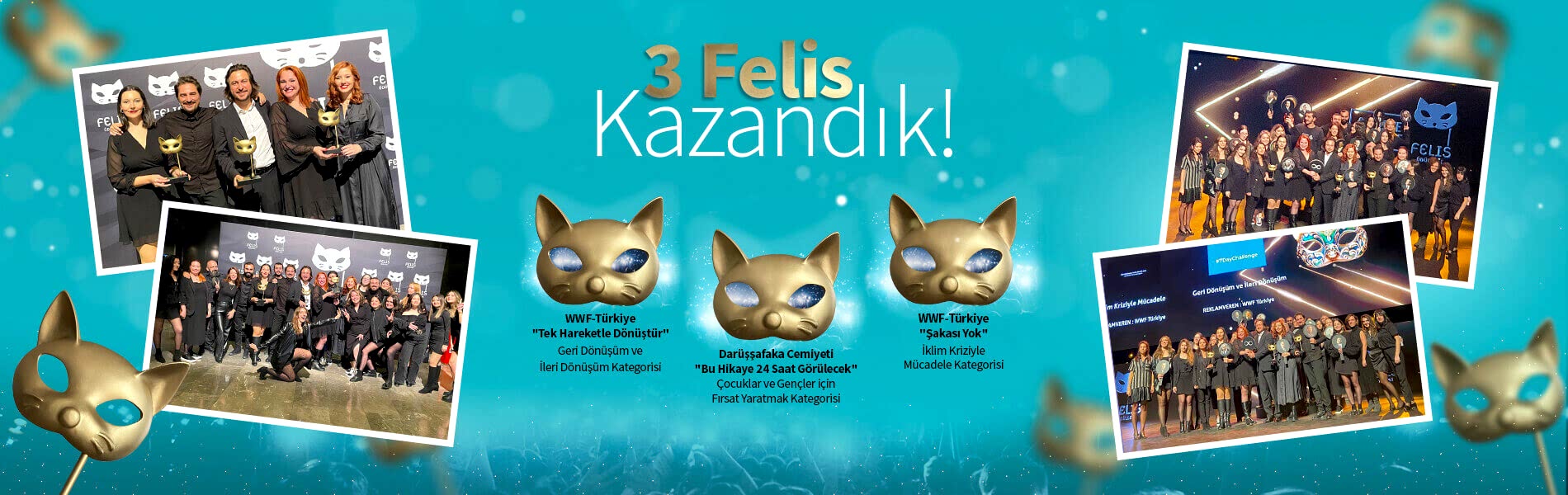 Ahtapot Sosyal Medya 3 Felis Kazandık